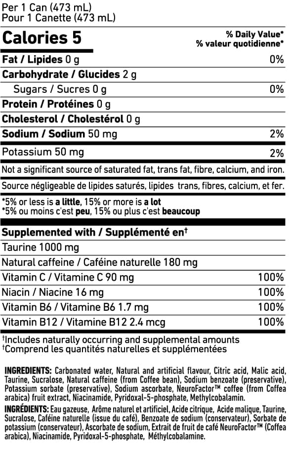 Cherry Limeade Nutritional Info